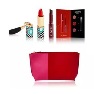 Cosmetics bag and goodies